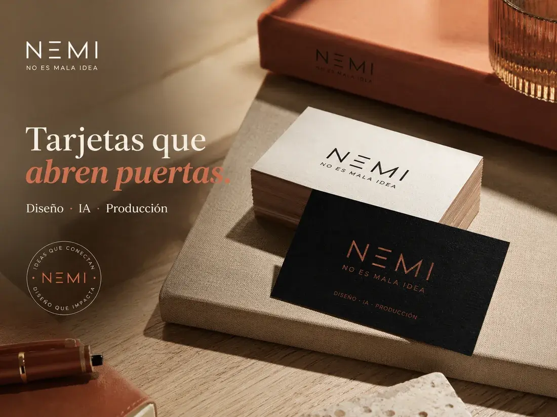 Tarjetas de presentación impresas en terminación corporativa premium